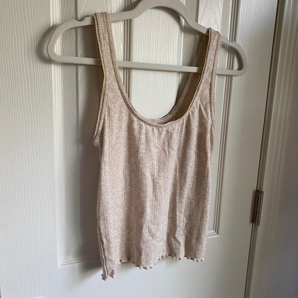 American-eagle-outfitters Women's Cream and Tan Camisole